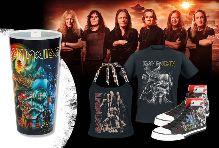 Baskets Iron Maiden EMP Signature Collection - Fear Of The Dark - Taille 43 EU / 10 US - Style Hi-Top Unisexe